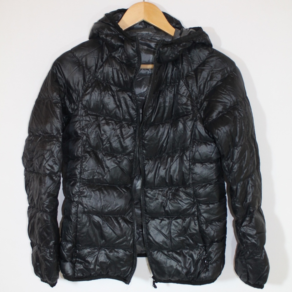 Uniqlo Ultra Light Hooded Down Jacket Black Small
